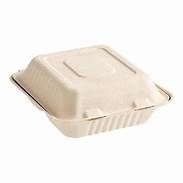 Clamshell SC Fiber Food Container 8x8" 1 Cpt